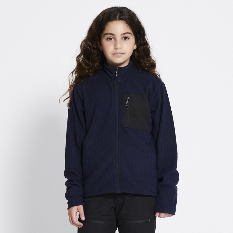 Fleecejacka "Structure fleece"